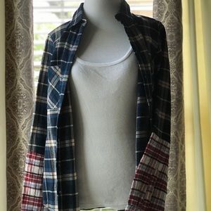 Lucca Couture plaid flannel shirt